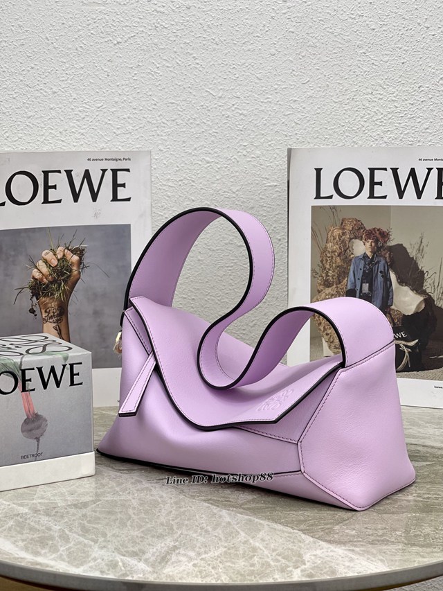 羅意威Puzzle女款系列hobo腋下包 Loewe納帕小牛皮手拎肩背女包 10275 lyw1550